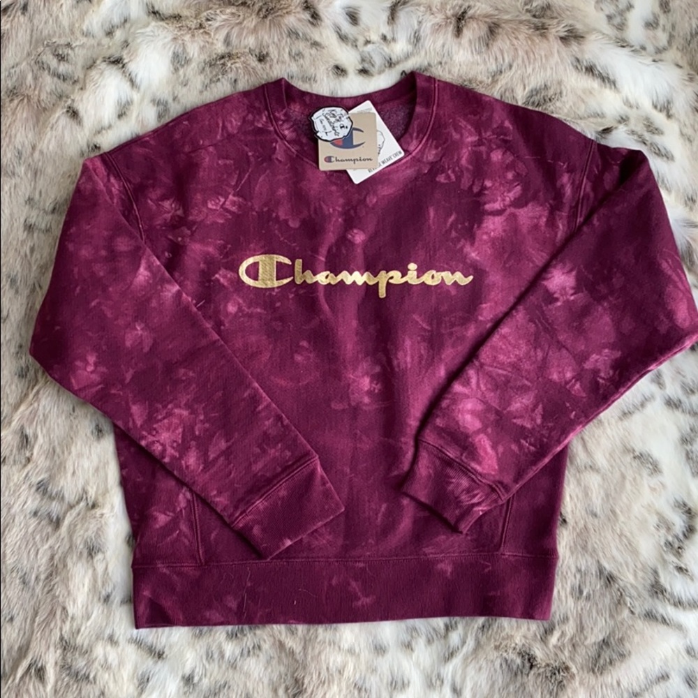 NWT Champion Tie Dye Crew